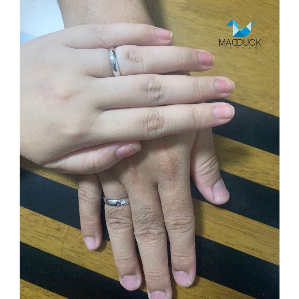 Unisex / male / female ring – CZ in 925 silver by Madduck Jewels