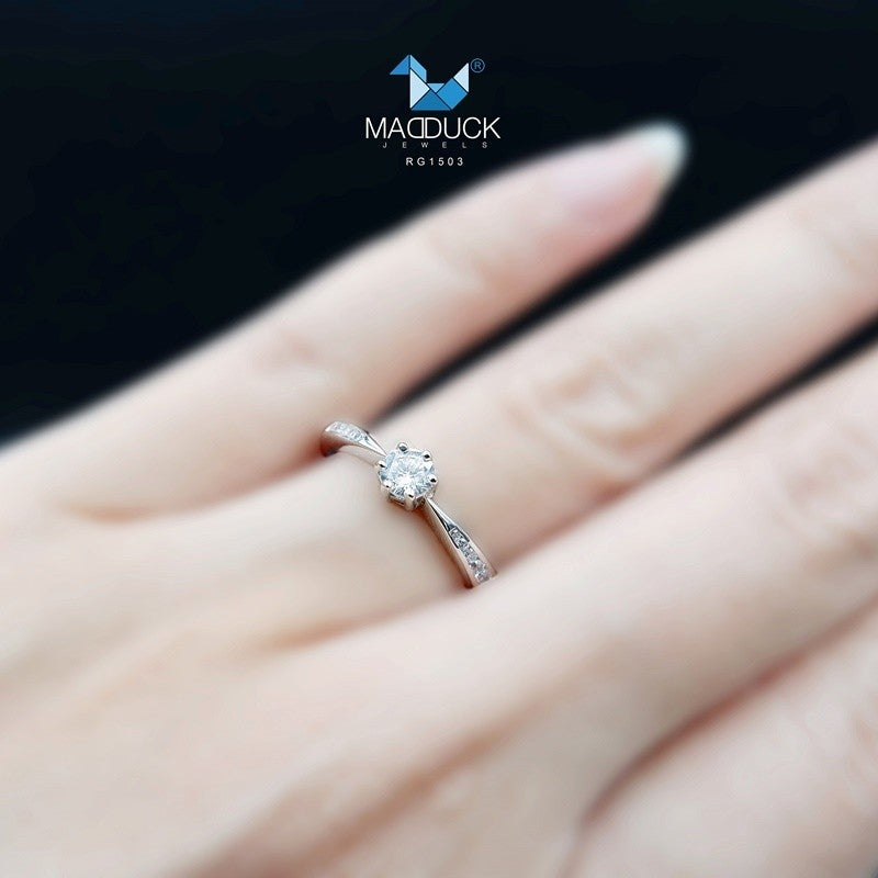 Women's ring – CZ in 925 silver by Madduck Jewels