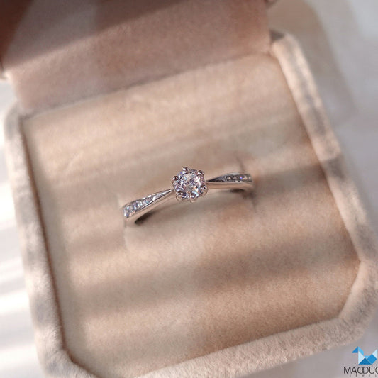 Women's ring – CZ in 925 silver by Madduck Jewels