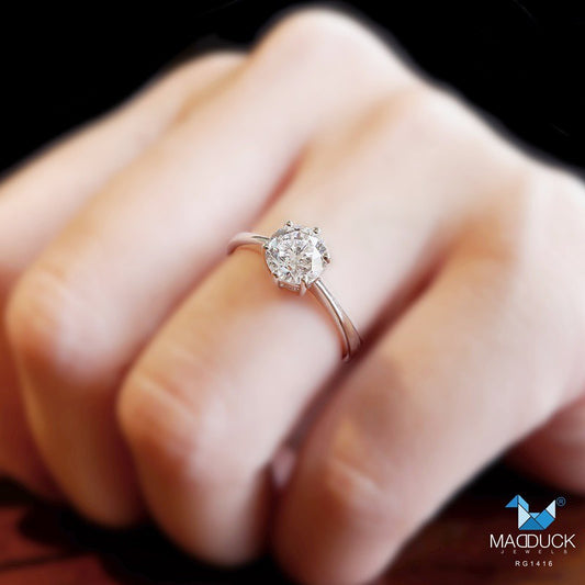 Women's ring – CZ in 925 silver by Madduck Jewels