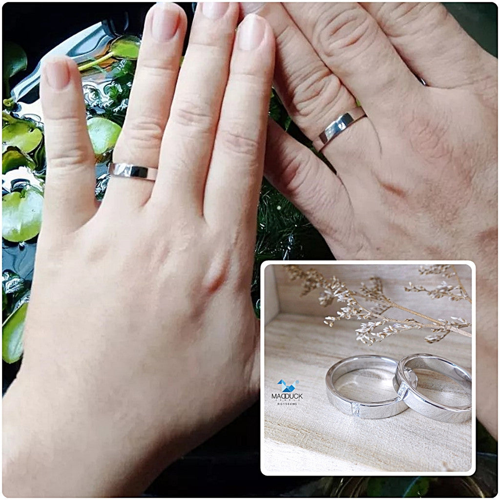 Unisex / male / female ring – CZ in 925 silver by Madduck Jewels