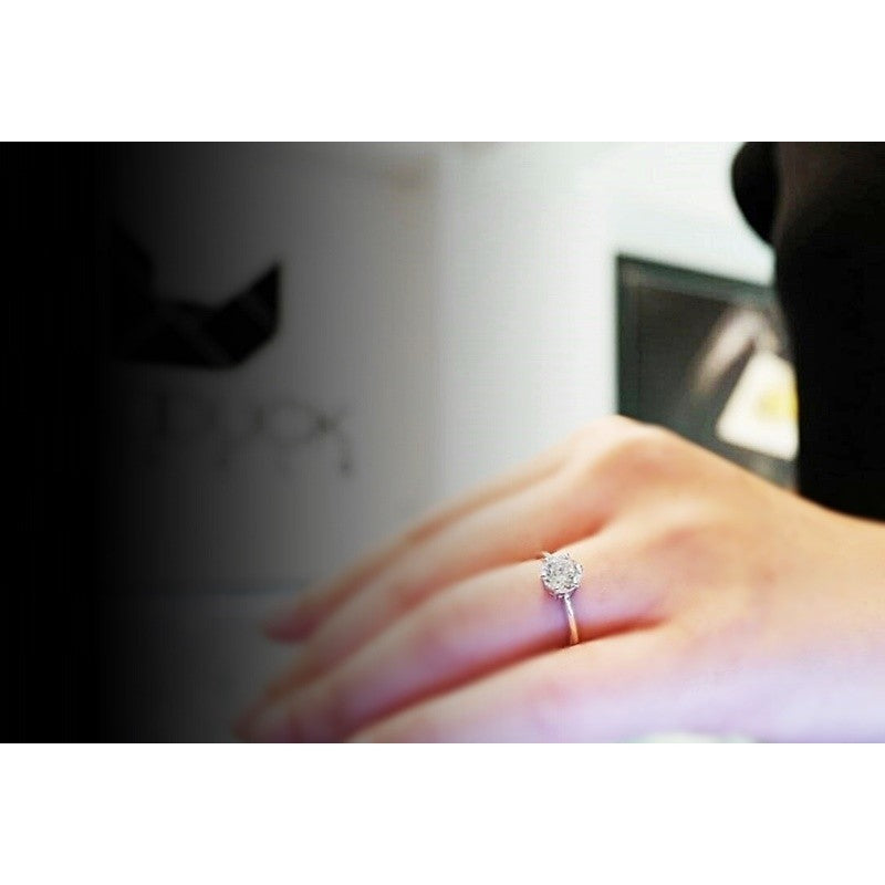 Women's ring – CZ in 925 silver by Madduck Jewels