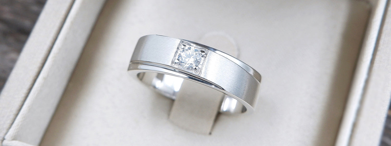 Madduckjewels CZ cubic zirconia sterling silver rings for men, แหวนผู้ชายเงินแท้ CZ จาก Madduck