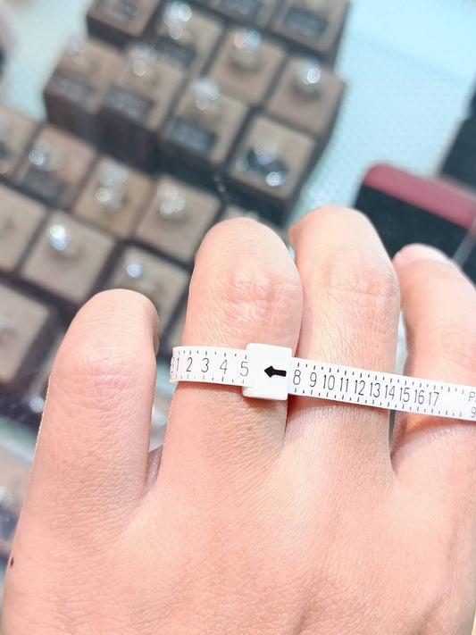 Ring Sizer Strip — US Size 1–17