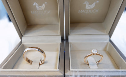 Madduckjewels แหวนเงินแท้ เพชร CZ ชุบโรเดียม RG1613