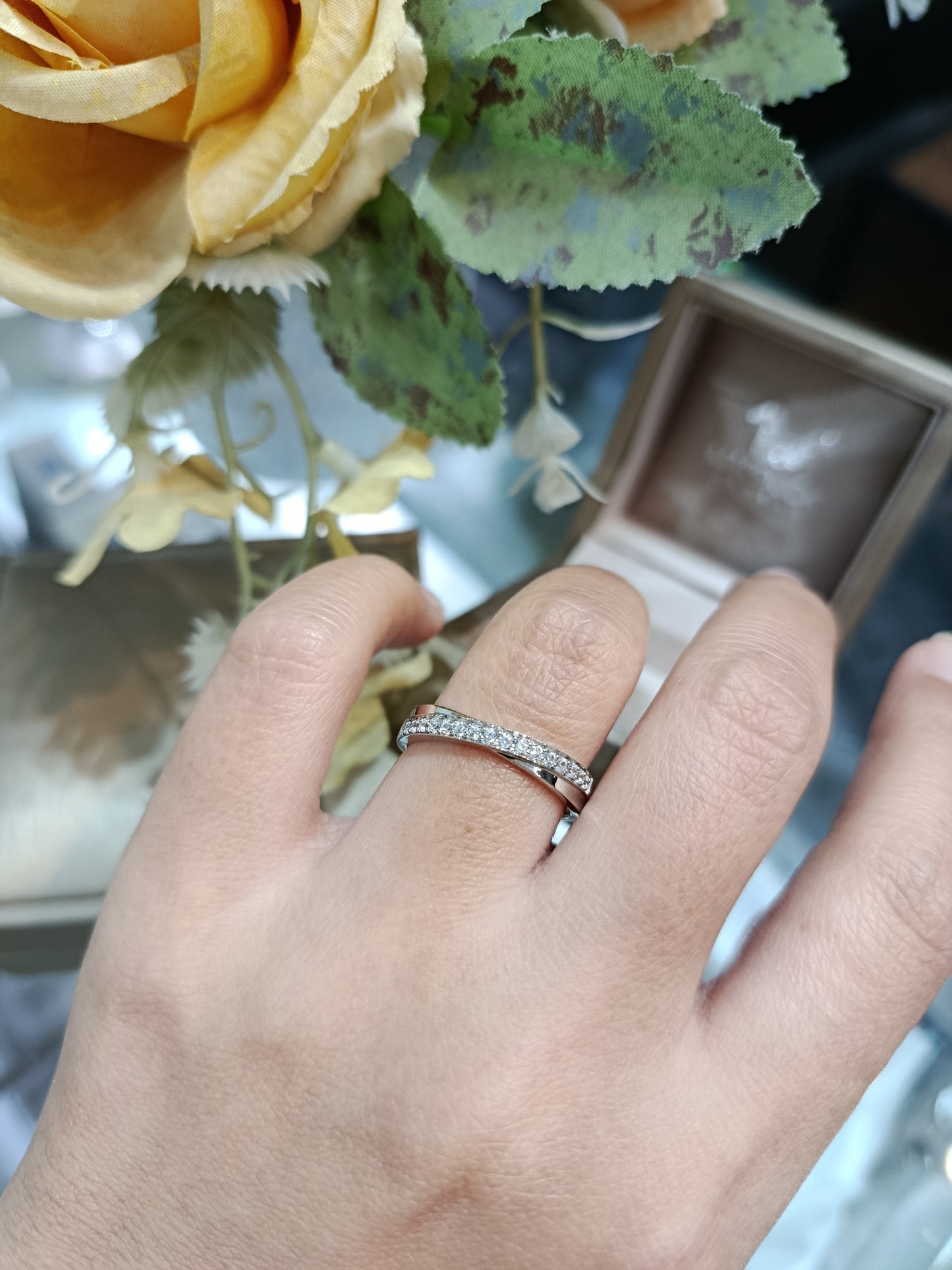 Cubic Zirconia / Sterling Silver 925 Ring / Rhodium plated Nickel-Free / MadDuckJewels RG1527