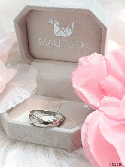 Sterling Silver 925 Ring / Rhodium plated Nickel-Free / MadDuckJewels RG2301