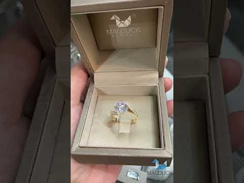 2.00 Cts Cubic Zirconia / Sterling Silver 925 Ring / Rhodium plated Nickel-Free / MadDuckJewels RG1613