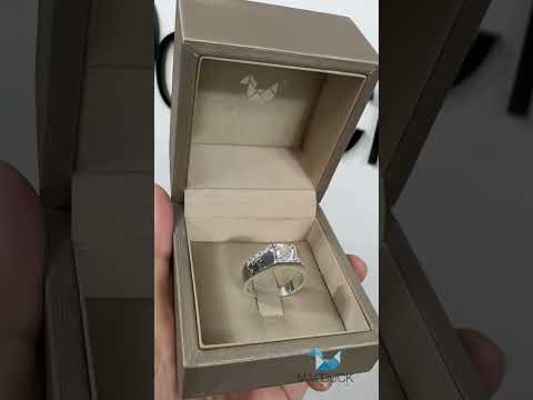Madduckjewels แหวนเงินแท้ เพชร CZ ชุบโรเดียม RG1559