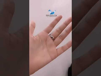 Madduckjewels แหวนเงินแท้  ชุบโรเดียม RG1940