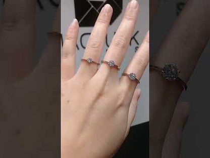 Round Solitaire Ring, Wedding Ring, Engagement Ring, Anniversary Ring, Cubic Zirconia Ring, Statement Ring, Gift for Wife, Gift for her RG1302