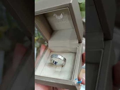 Sterling Silver 925 Ring / Rhodium plated Nickel-Free / MadDuckJewels RG1728WGR