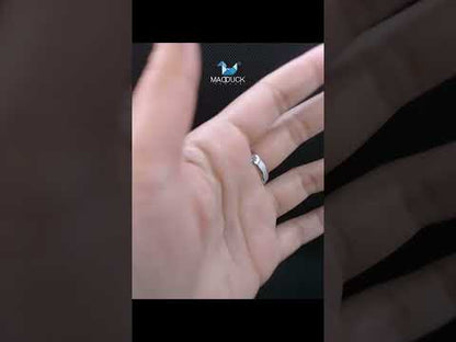 Cubic Zirconia / Sterling Silver 925 Ring / Rhodium plated Nickel-Free / MadDuckJewels RG1639