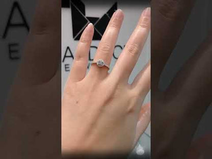 Madduckjewels แหวนเงินแท้ เพชร CZ ชุบโรเดียม RG1642