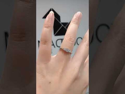 Madduckjewels แหวนเงินแท้ เพชร CZ ชุบโรเดียม RG1504