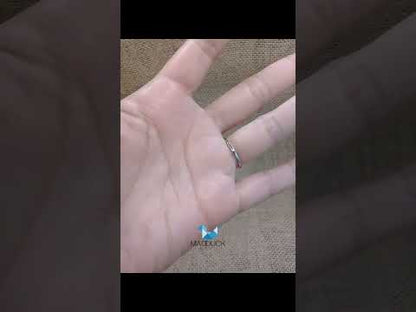 Madduckjewels แหวนเงินแท้ เพชร CZ ชุบโรเดียม RG1730