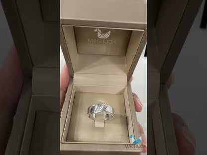 Cubic Zirconia / Sterling Silver 925 Ring / Rhodium plated Nickel-Free / MadDuckJewels RG1507