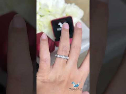 Cubic Zirconia / Sterling Silver 925 Ring / Rhodium plated Nickel-Free / MadDuckJewels RG1943