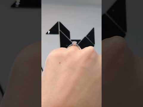 0.50 Carat SOLITAIRE Cubic Zirconia / Sterling Silver 925 Ring / Rhodium plated Nickel-Free / MadDuckJewels RG1544