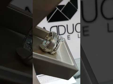 Madduckjewels แหวนเงินแท้ เพชร CZ ชุบโรเดียม RG1418WGR-RG2026