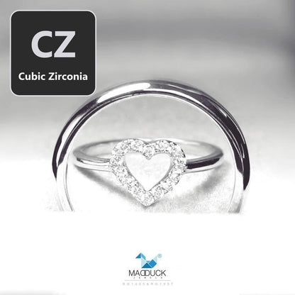 Couple ring set – CZ in 925 silver by Madduck Jewels