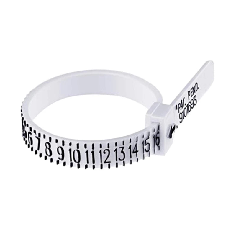 Ring Sizer Strip — US Size 1–17