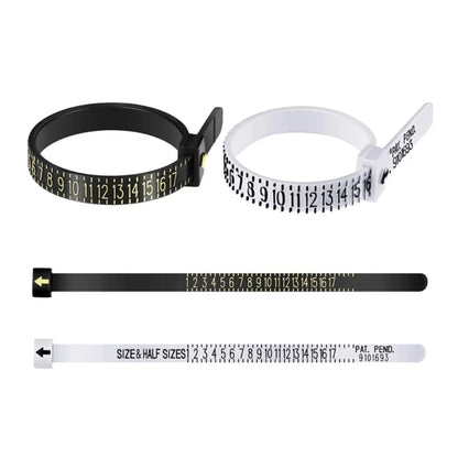 Ring Sizer Strip — US Size 1–17