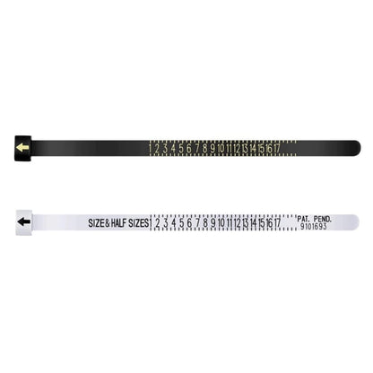 Ring Sizer Strip — US Size 1–17