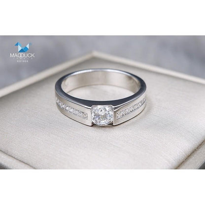 Couple ring set – CZ in 925 silver by Madduck Jewels