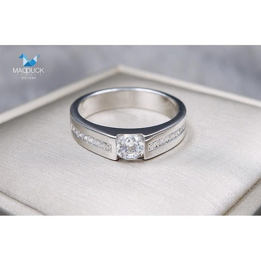 Couple ring set – CZ in 925 silver by Madduck Jewels