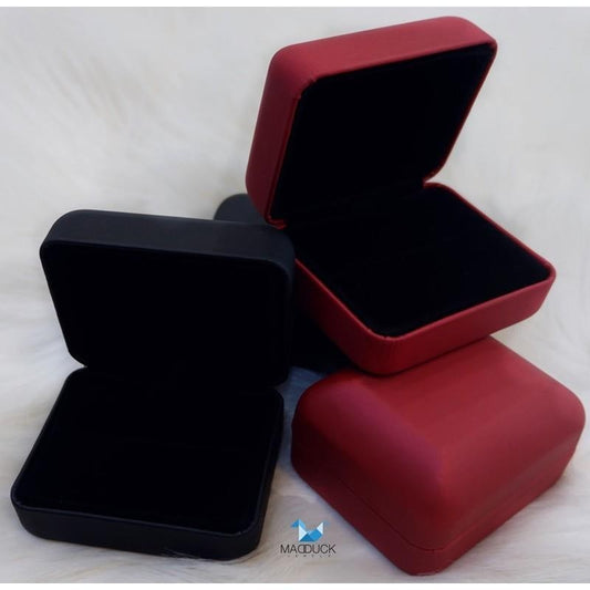 Polyurethane leather gift box for ring