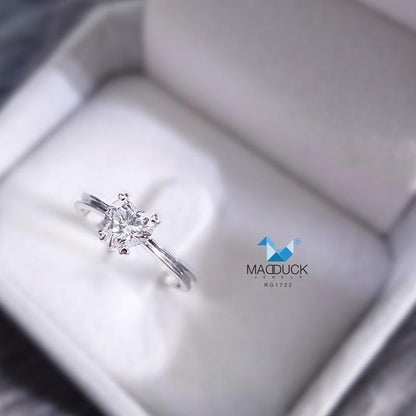 Women's ring – CZ in 925 silver by Madduck Jewels