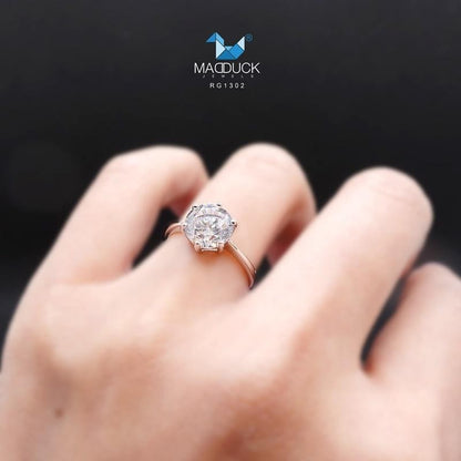 Women's ring – CZ in 925 silver by Madduck Jewels