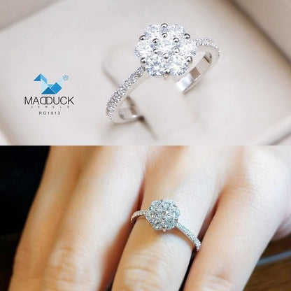 Women's ring – CZ in 925 silver by Madduck Jewels