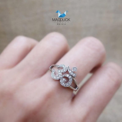 Women's ring – CZ in 925 silver by Madduck Jewels