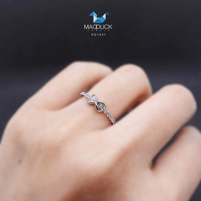 Women's ring – CZ in 925 silver by Madduck Jewels