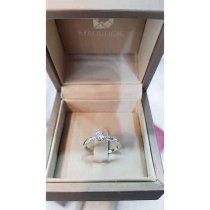 Women's ring – CZ in 925 silver by Madduck Jewels