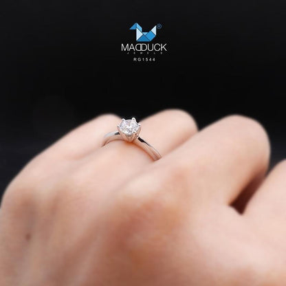 Women's ring – CZ in 925 silver by Madduck Jewels