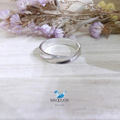 Unisex / male / female ring – CZ in 925 silver by Madduck Jewels