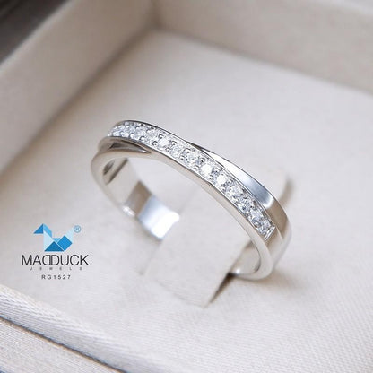 Couple ring set – CZ in 925 silver by Madduck Jewels