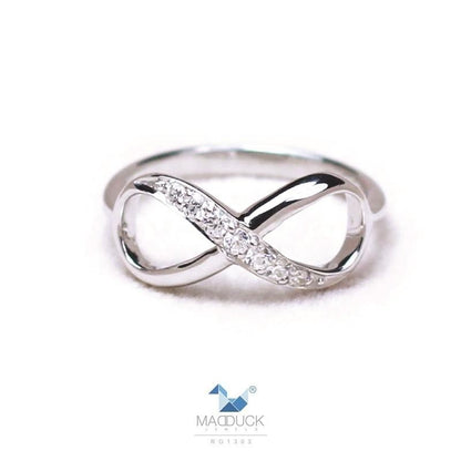 Couple ring set – CZ in 925 silver by Madduck Jewels