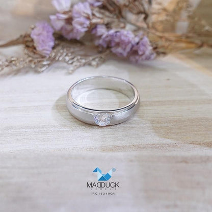 Men's ring – CZ in 925 silver by Madduck Jewels