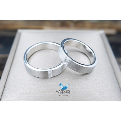 Couple ring set – CZ in 925 silver by Madduck Jewels