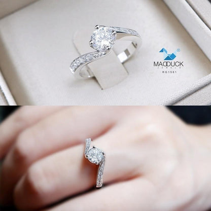Women's ring – CZ in 925 silver by Madduck Jewels