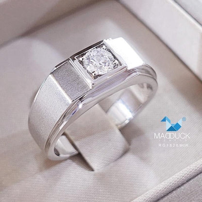 Couple ring set – CZ in 925 silver by Madduck Jewels