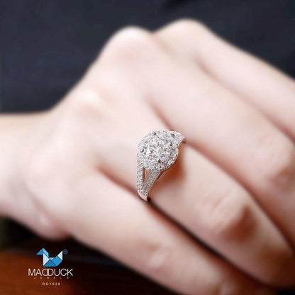 Women's ring – CZ in 925 silver by Madduck Jewels