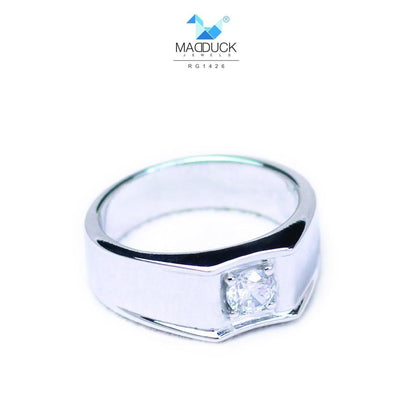 Men's ring – CZ in 925 silver by Madduck Jewels