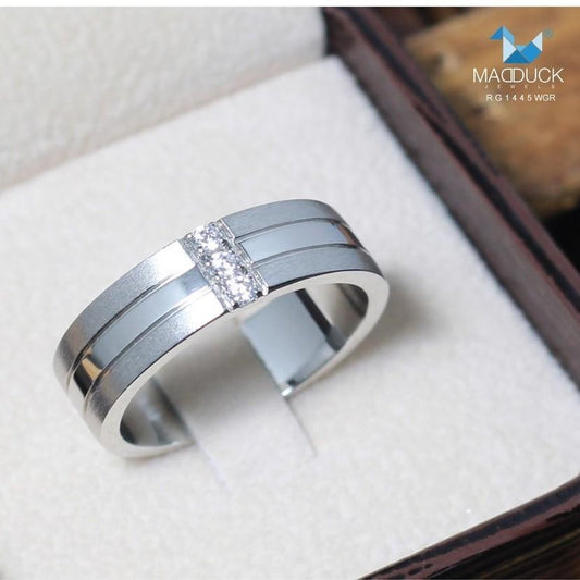 Couple ring set – CZ in 925 silver by Madduck Jewels
