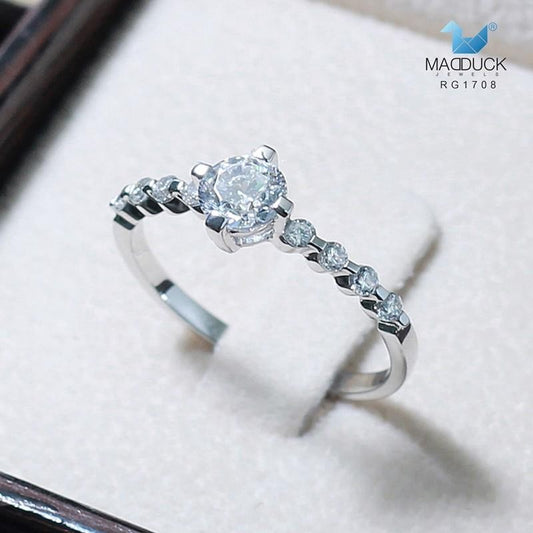 Couple ring set – CZ in 925 silver by Madduck Jewels