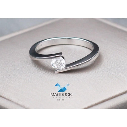 Women's ring – CZ in 925 silver by Madduck Jewels